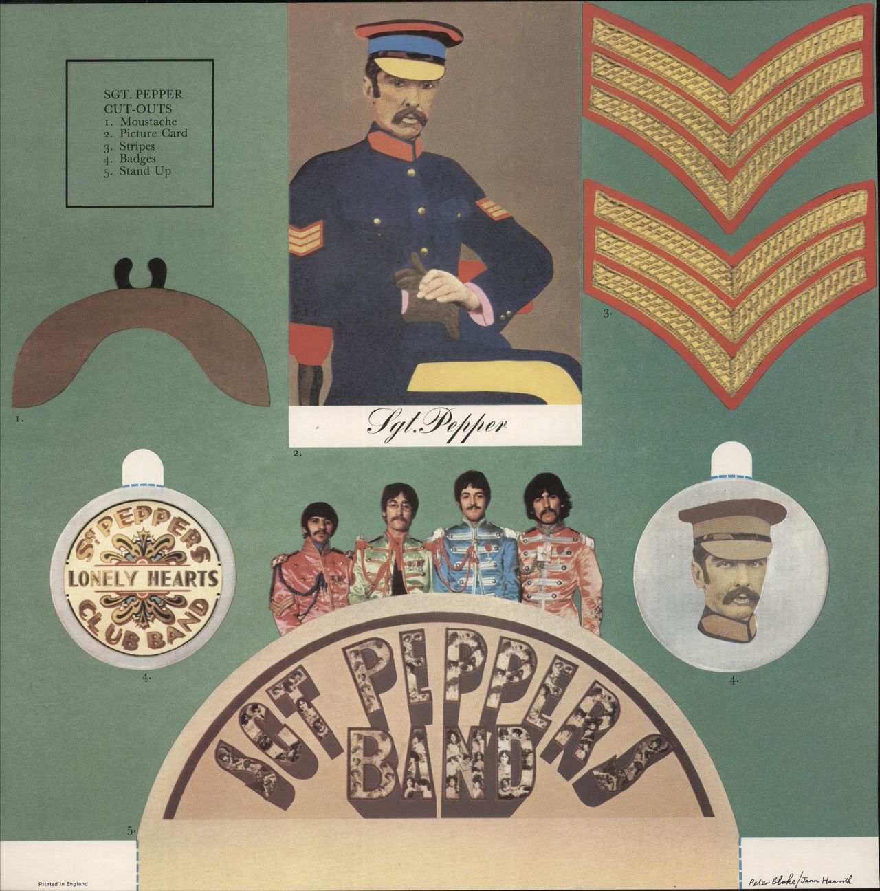 The Beatles Sgt. Pepper's Lonely Hearts Club Band - Nimbus - Shrink UK Vinyl LP