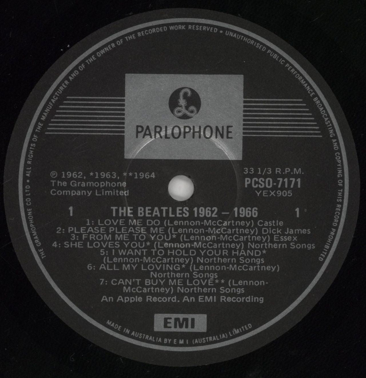 The Beatles The Beatles / 1962-1966 Australian 2-LP vinyl set