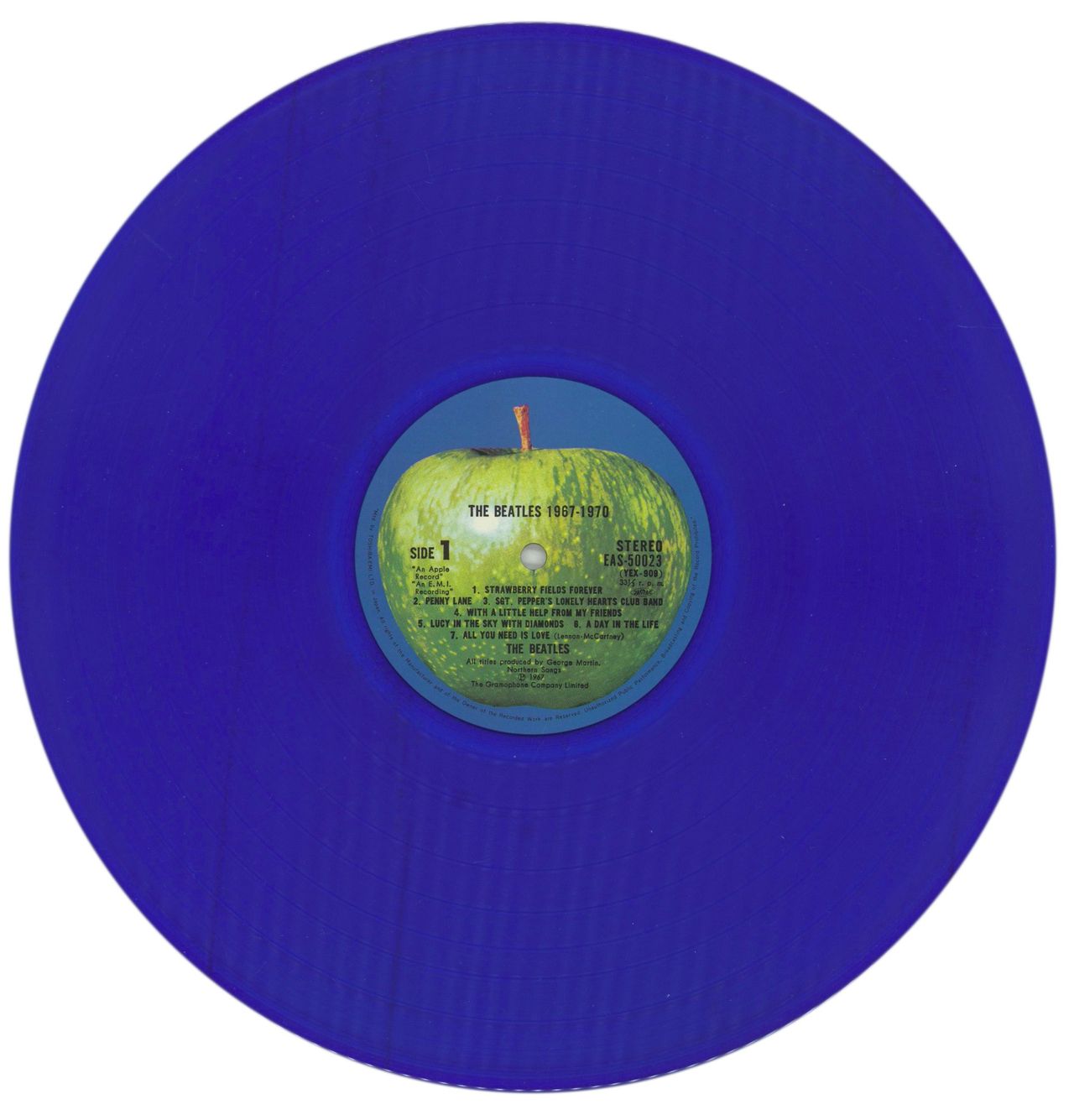 The Beatles The Beatles / 1967-1970 - Blue Vinyl - Wide Obi + Booklet Japanese 2-LP vinyl set