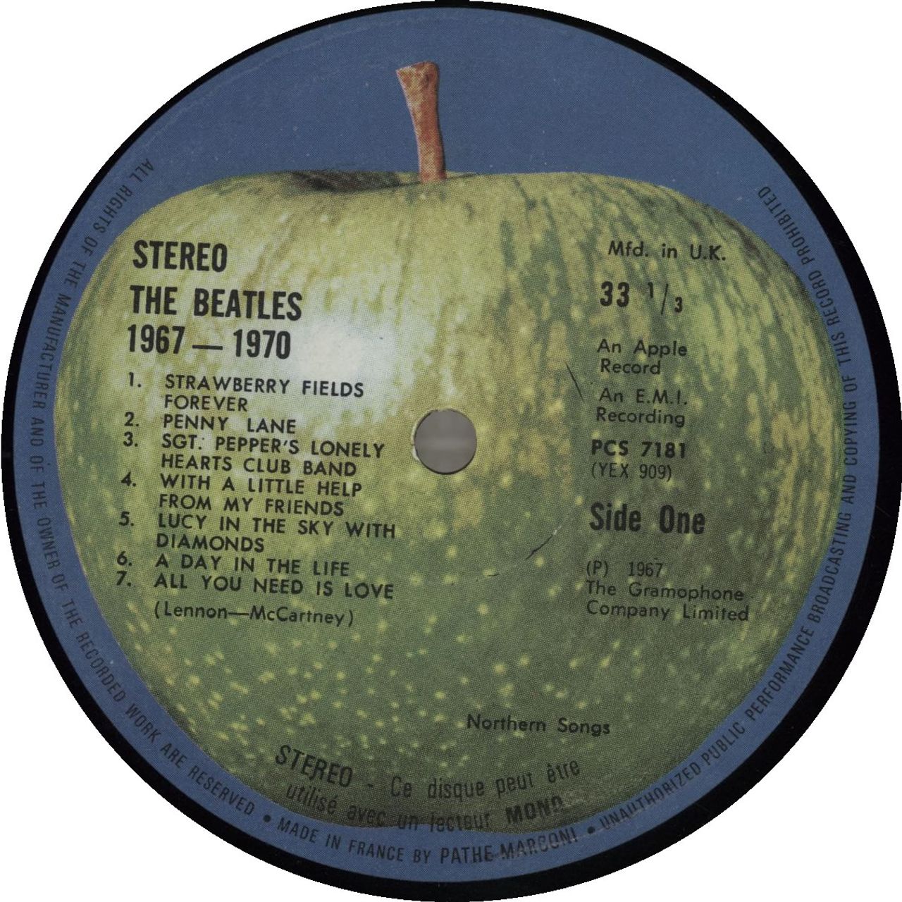 The Beatles The Beatles / 1967-1970 - Pathé UK 2-LP vinyl set
