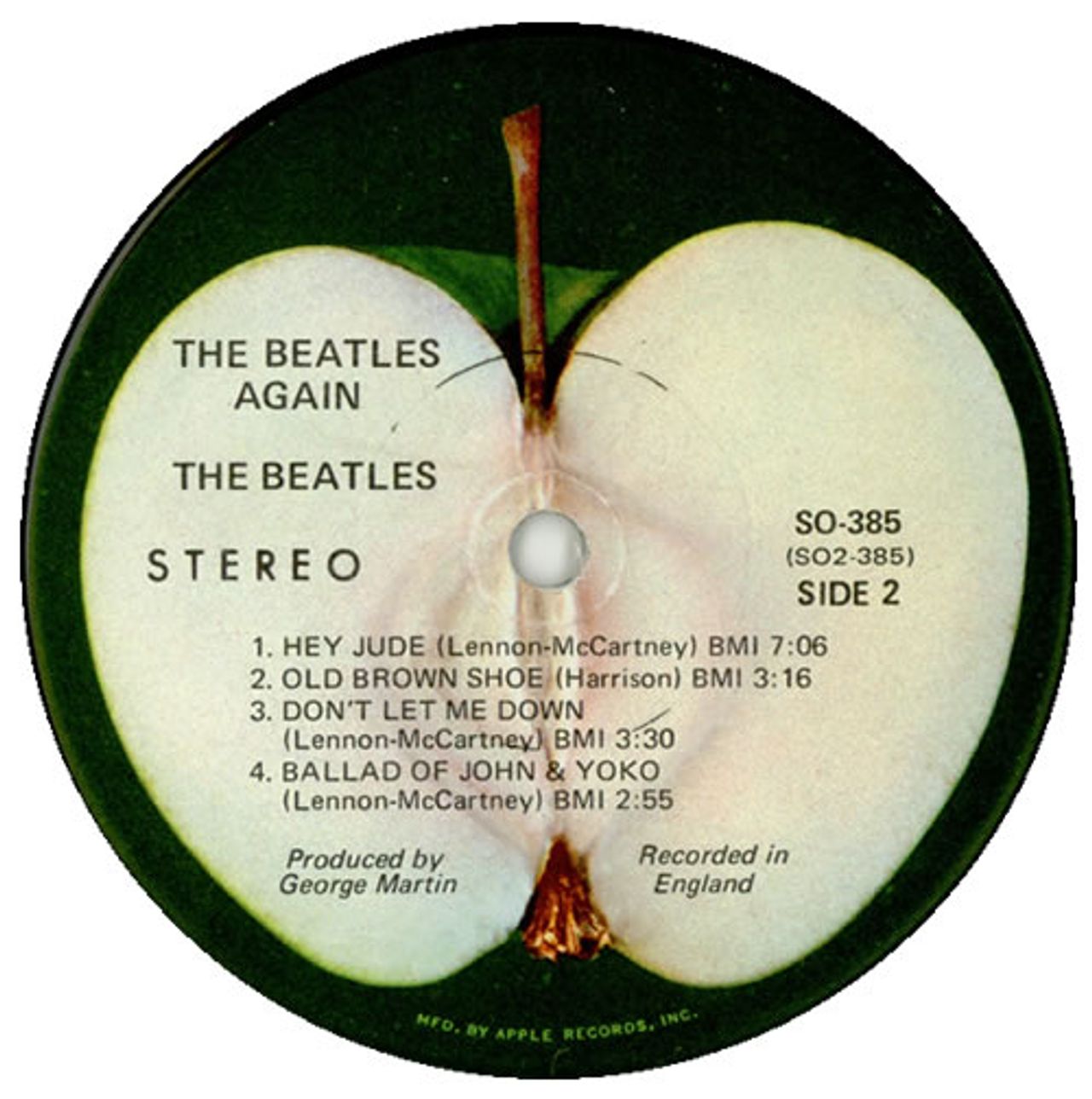 The Beatles The Beatles Again (Hey Jude) US Vinyl LP