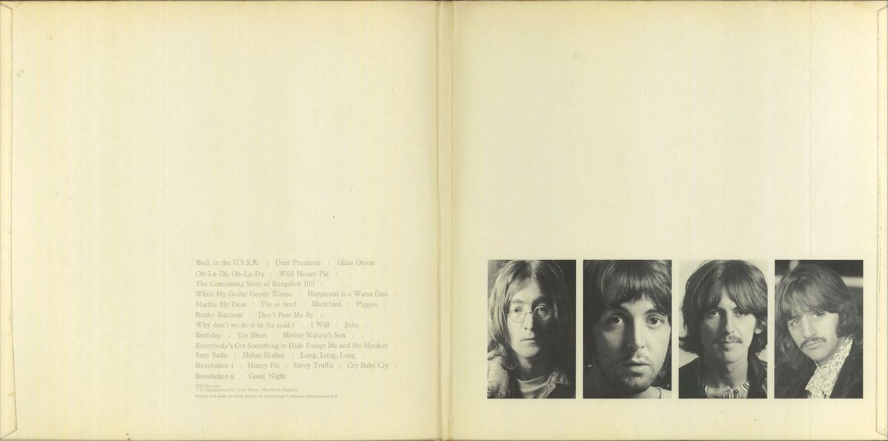 The Beatles The Beatles [White Album] - 1st - 0009477 UK 2-LP vinyl set