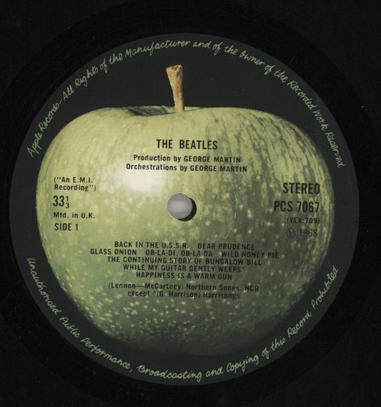 The Beatles The Beatles [White Album] - 2nd - No inners/poster/portraits -EX UK 2-LP vinyl set