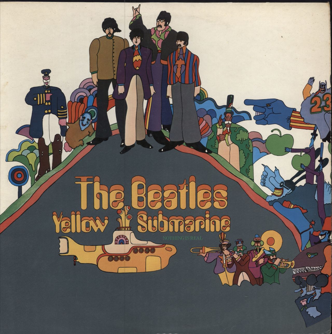 The Beatles Yellow Submarine - 1st G&L Credit SLV - EX UK Vinyl LP