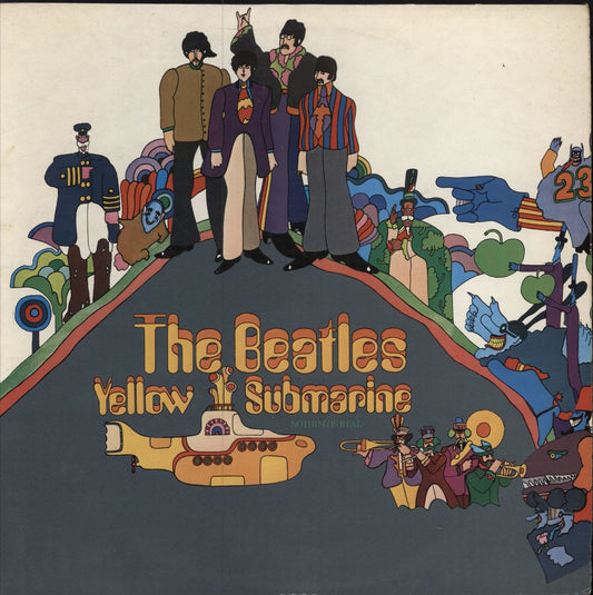 The Beatles Yellow Submarine - 1st G&L Credit SLV - EX UK Vinyl LP