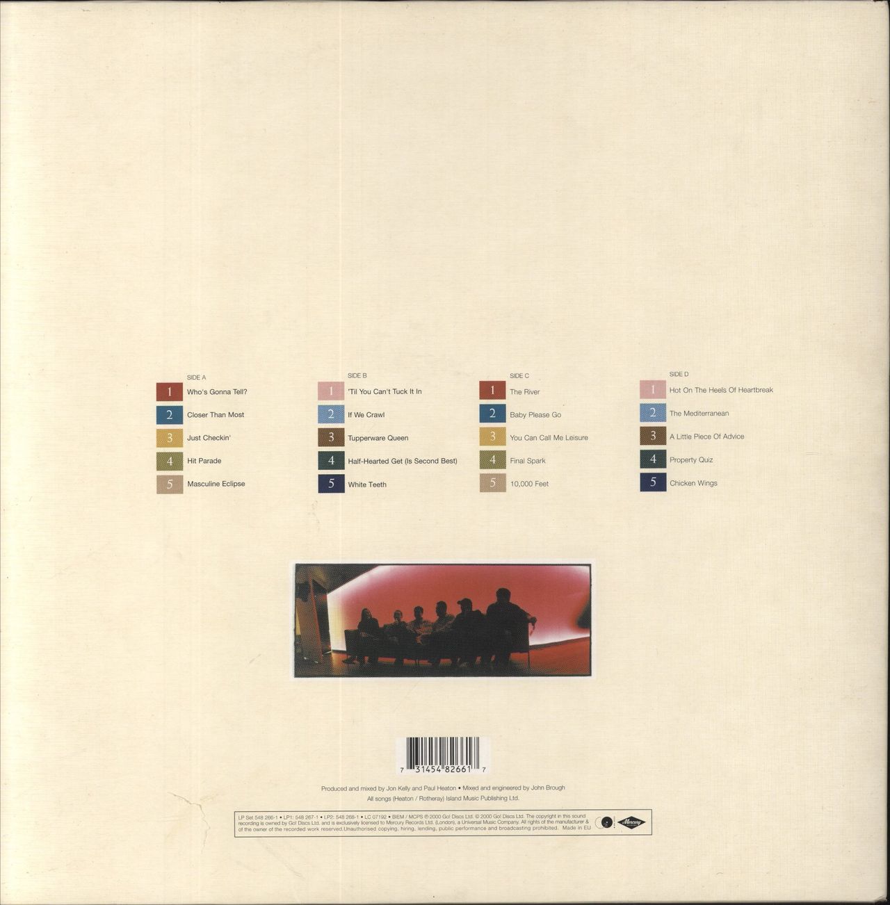 The Beautiful South Painting It Red - VG UK 2-LP vinyl set