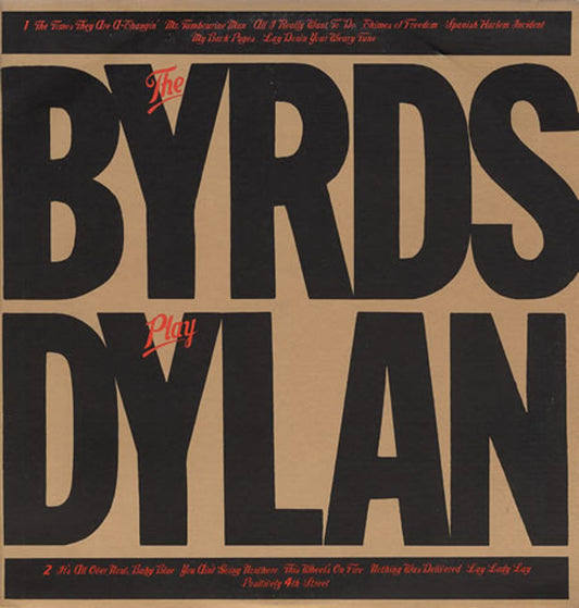 The Byrds The Byrds Play Dylan US Promo Vinyl LP