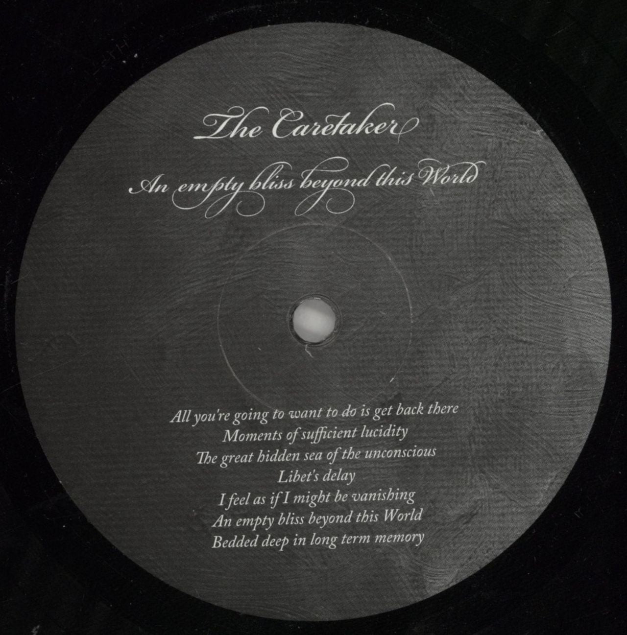 The Caretaker An Empty Bliss Beyond This World UK Vinyl LP