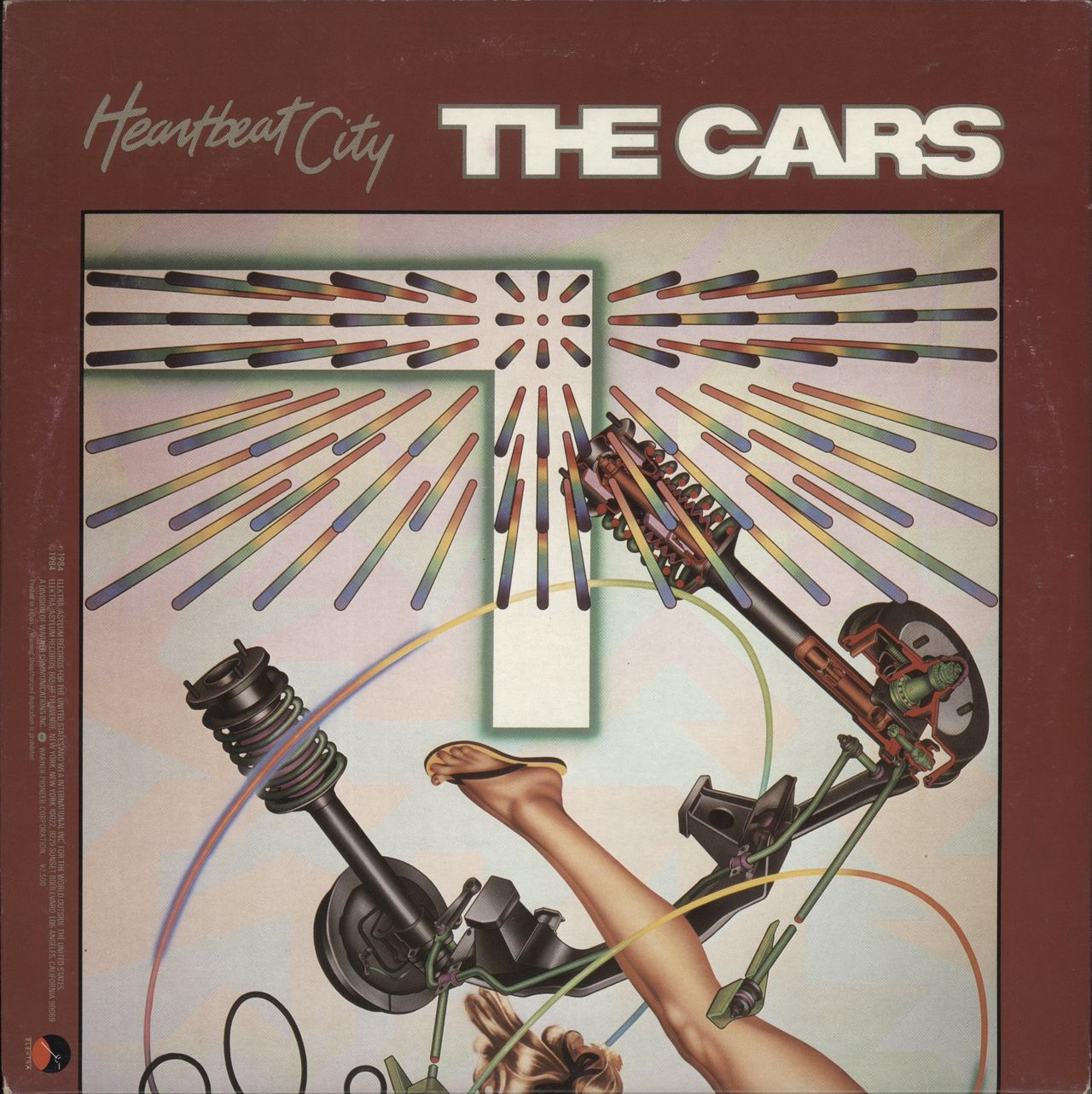 The Cars Heartbeat City Japanese Vinyl LP