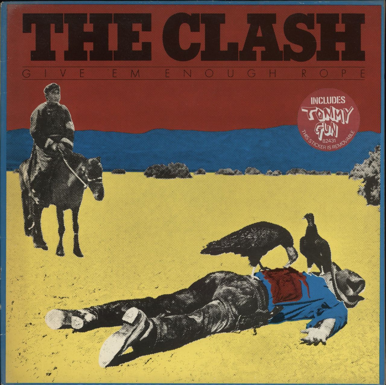 The Clash Give 'Em Enough Rope Dutch Vinyl LP