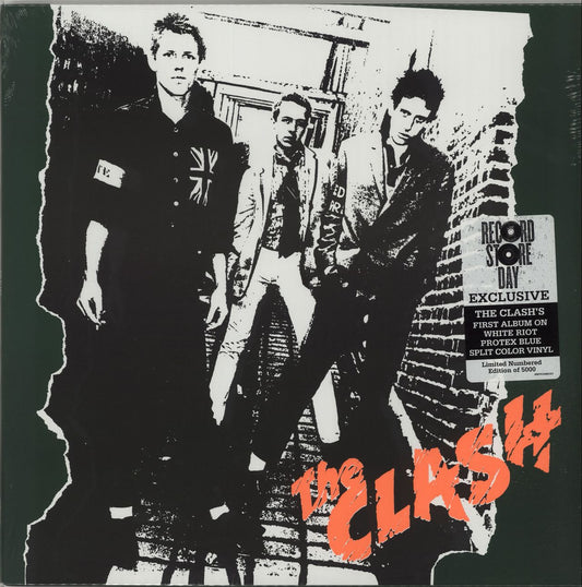 The Clash The Clash - White & Blue Vinyl + Numbered Sleeve - Sealed US Vinyl LP
