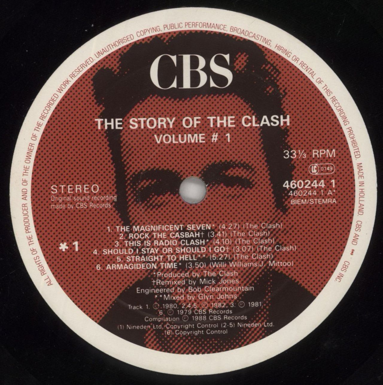 The Clash The Story Of The Clash Volume 1 - VG Dutch 2-LP vinyl set