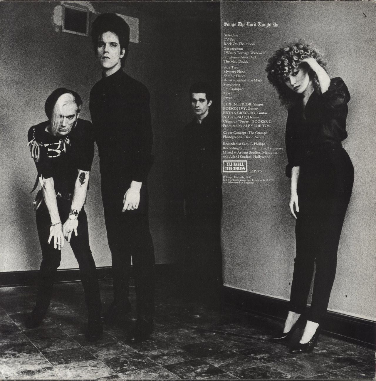 The Cramps Songs The Lord Taught Us - VG/EX French Vinyl LP