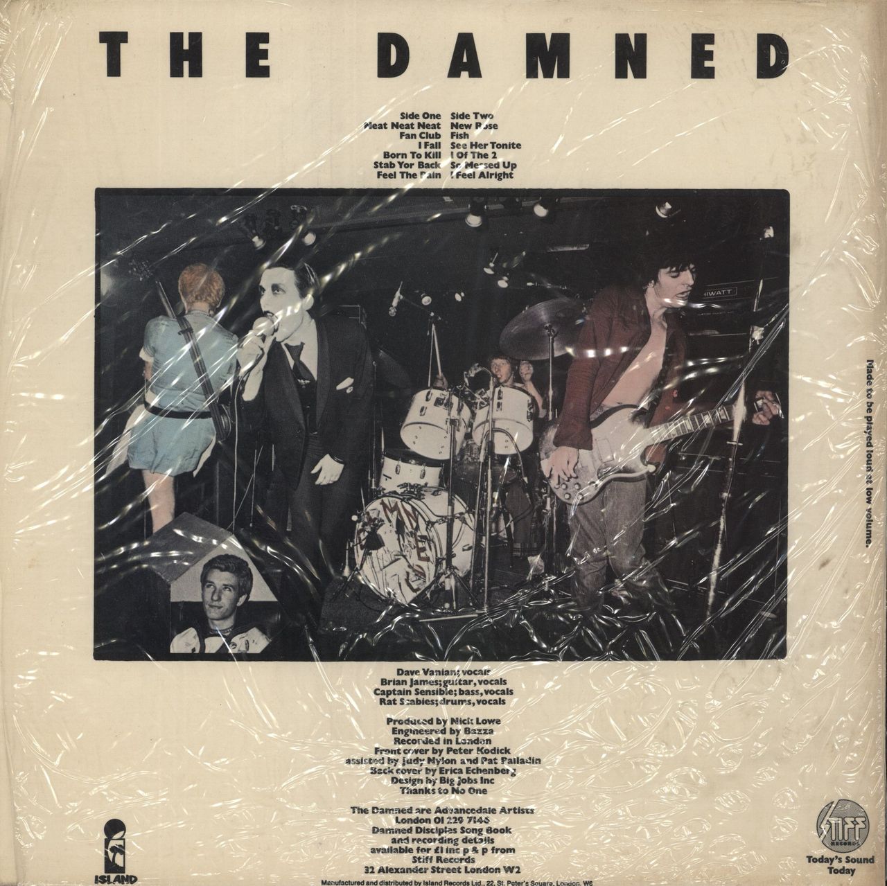 The Damned Damned Damned Damned - 1st UK Vinyl LP