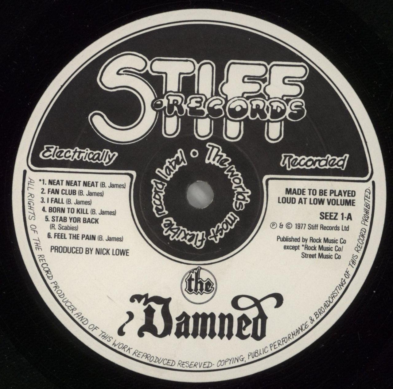 The Damned Damned Damned Damned - 1st UK Vinyl LP
