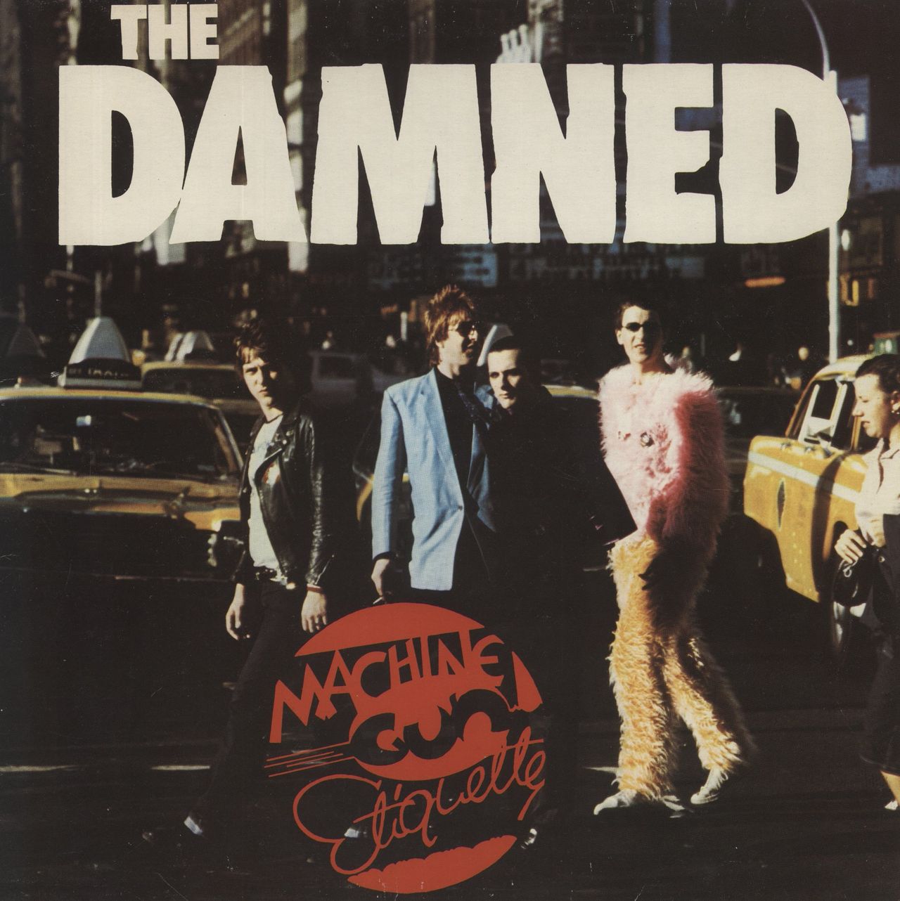 The Damned Machine Gun Etiquette - Blue Vinyl UK Vinyl LP