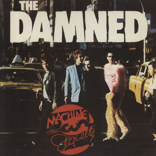 The Damned Machine Gun Etiquette - Blue Vinyl UK Vinyl LP