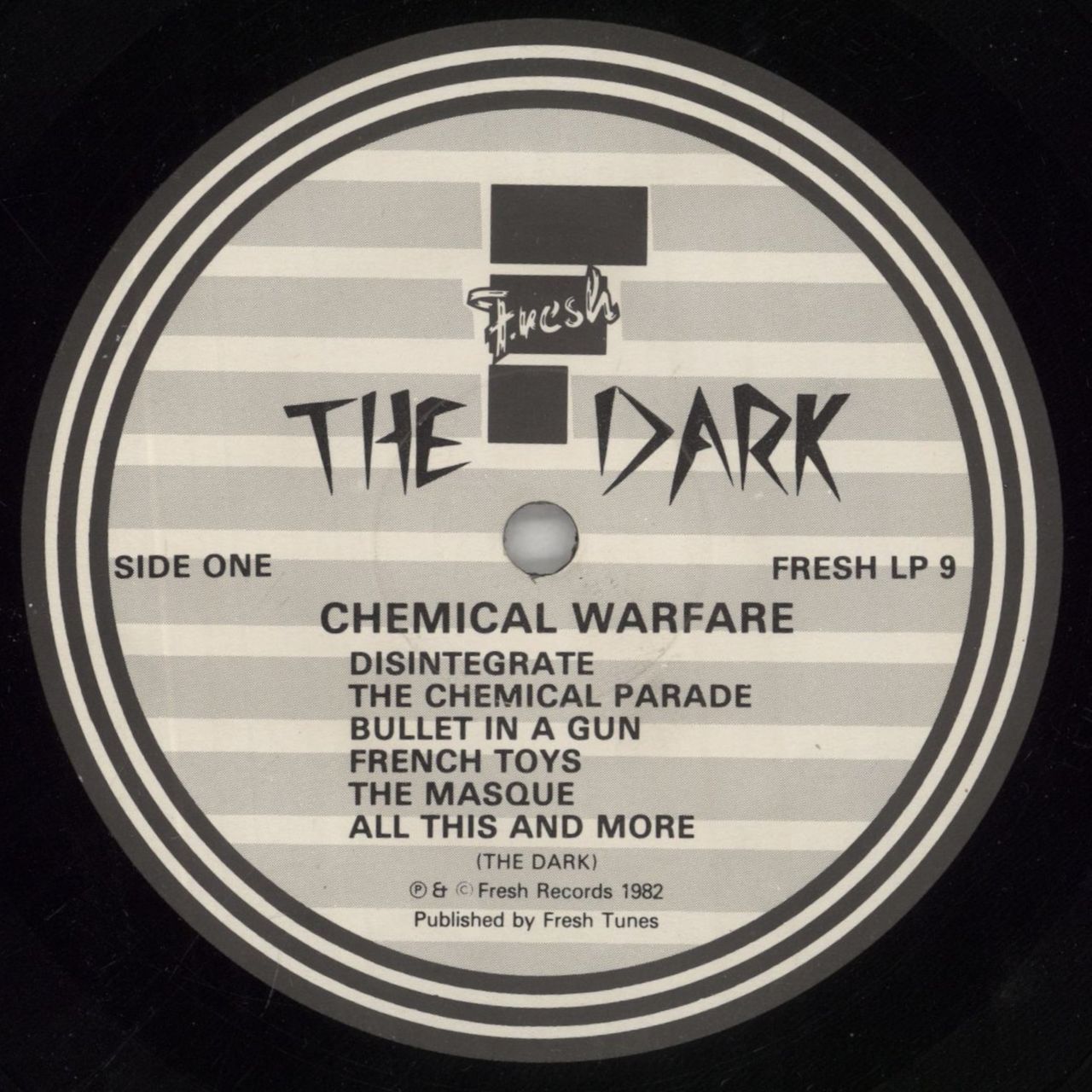 The Dark Chemical Warfare UK Vinyl LP
