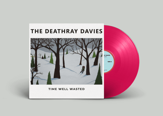 THE DEATHRAY DAVIES - TIME WELL WASTED (GOOD RECORDS EDITION-ASTROTURF PINK-LTD TO 100)
