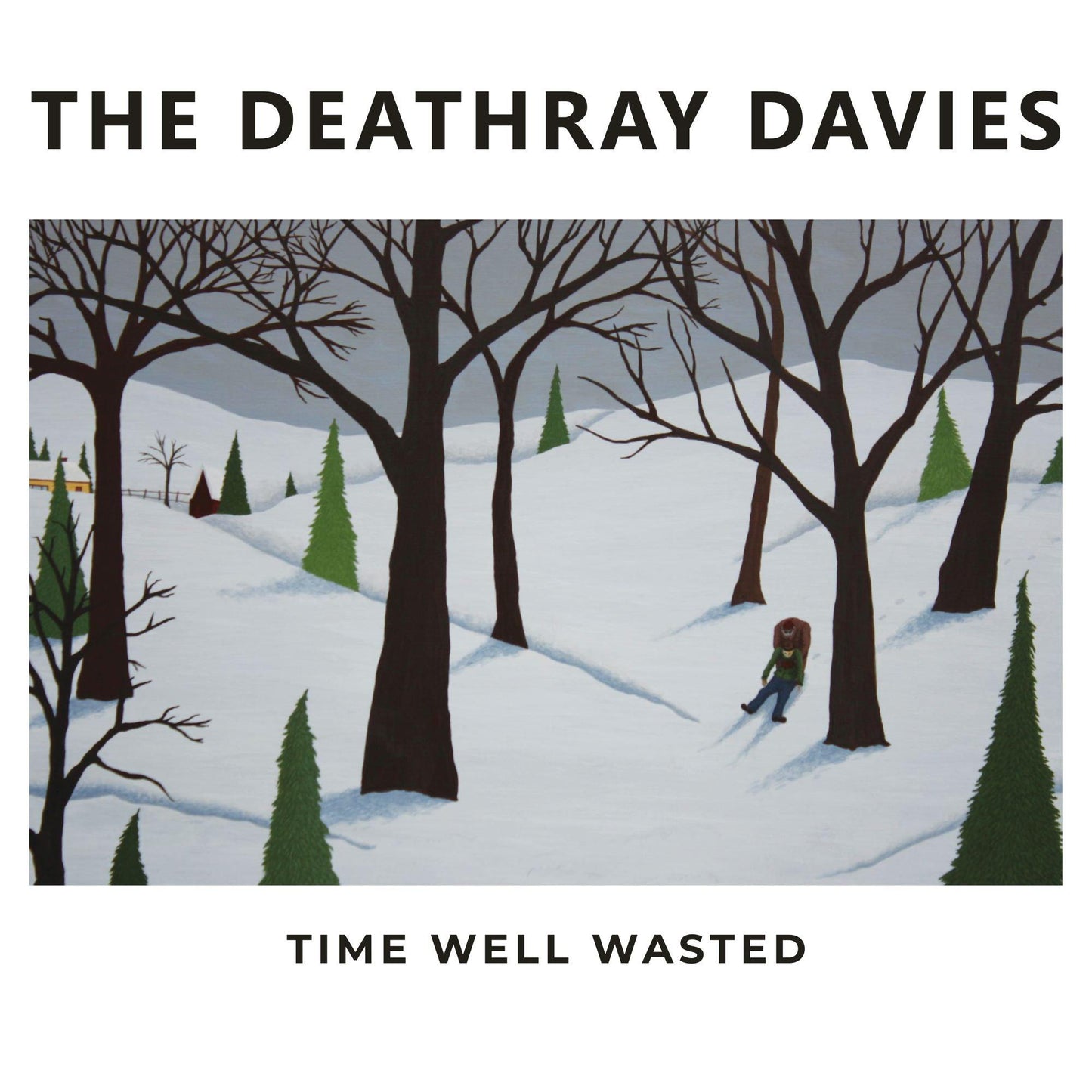 THE DEATHRAY DAVIES - TIME WELL WASTED (GOOD RECORDS EDITION-ASTROTURF PINK-LTD TO 100)