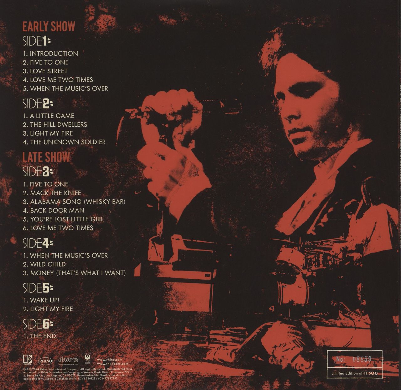 The Doors Live at Konserthuset Stockholm September 20th 1968 - Blue Vinyl - RSD 2024 UK 3-LP vinyl set