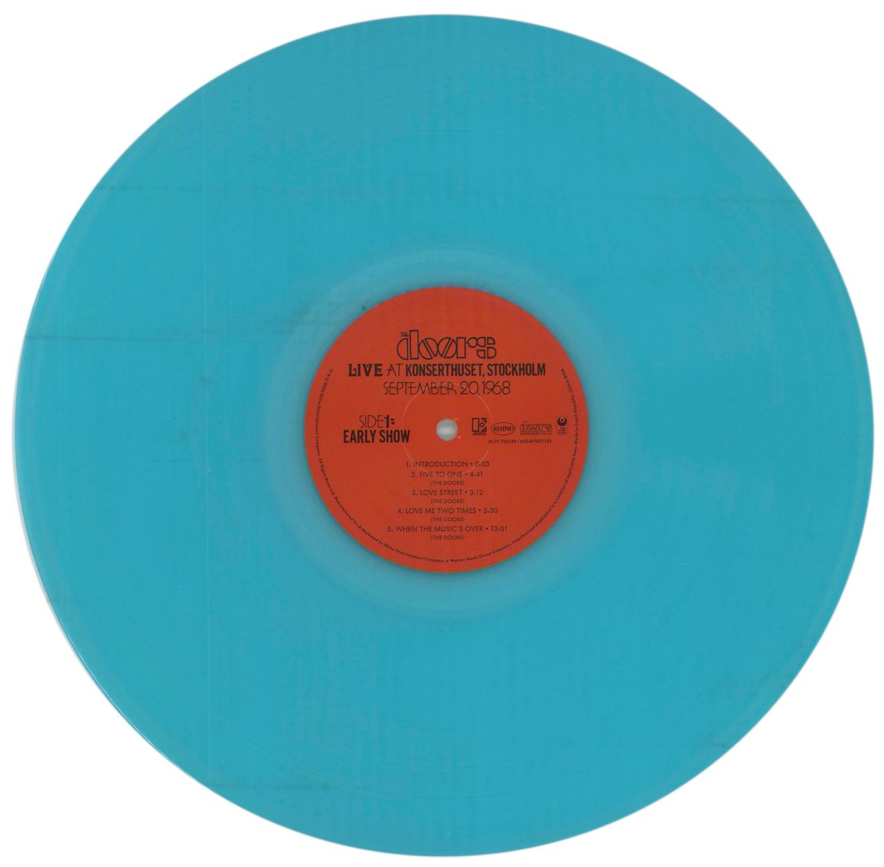 The Doors Live at Konserthuset Stockholm September 20th 1968 - Blue Vinyl - RSD 2024 UK 3-LP vinyl set