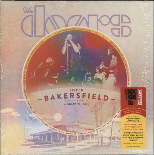 The Doors Live In Bakersfield, August 21, 1970 - RSD 2023 - Orange Vinyl UK 2-LP vinyl set