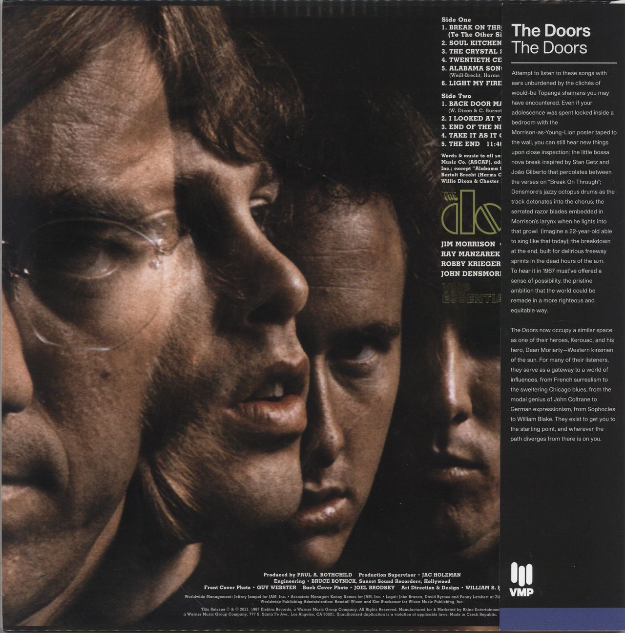 The Doors The Doors + 7" - 180g Green & Gold Galaxy Vinyl + Art Print US Vinyl LP