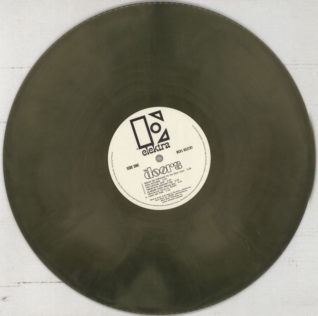 The Doors The Doors + 7" - 180g Green & Gold Galaxy Vinyl + Art Print US Vinyl LP