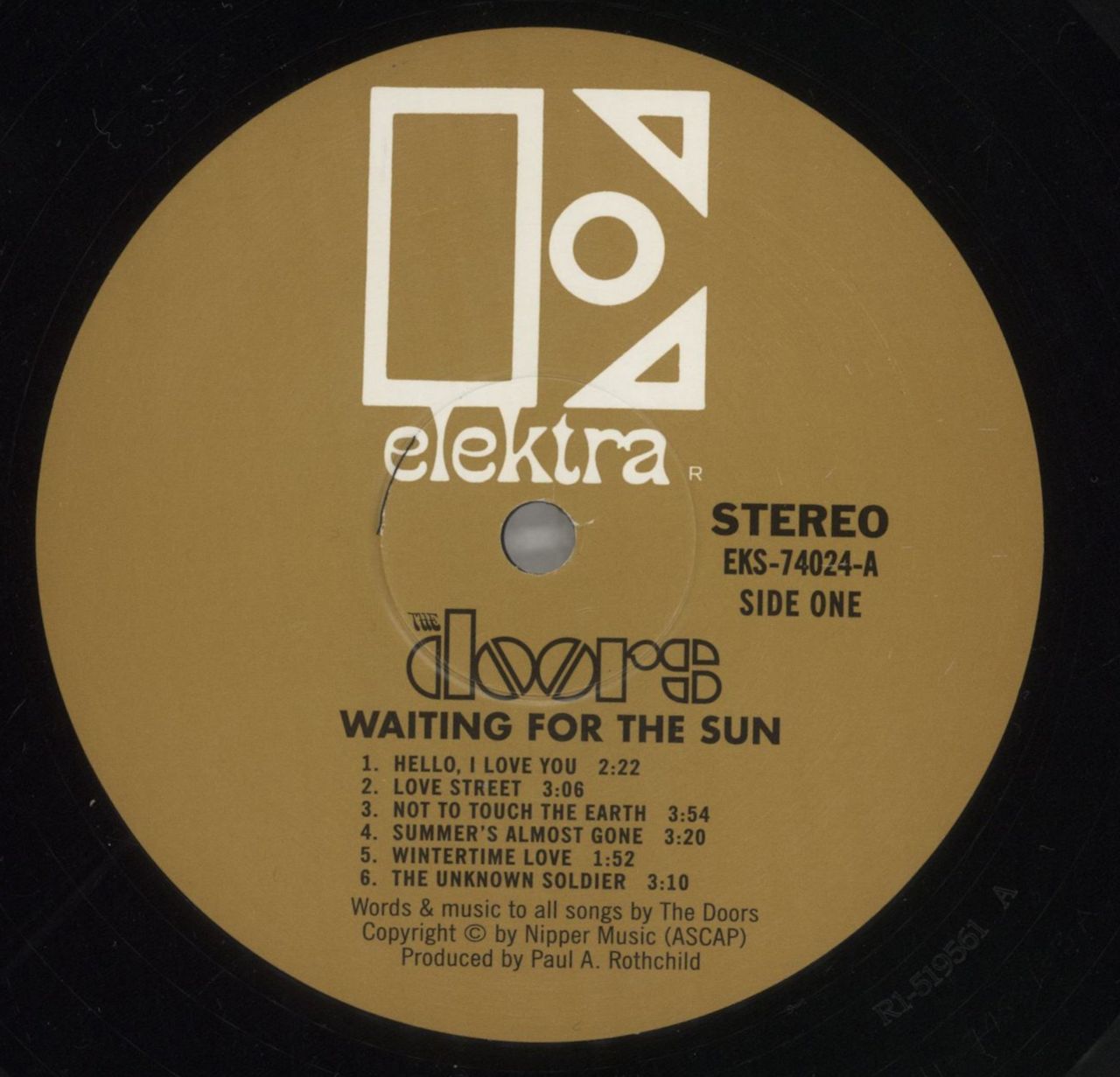The Doors Waiting For The Sun US Vinyl LP