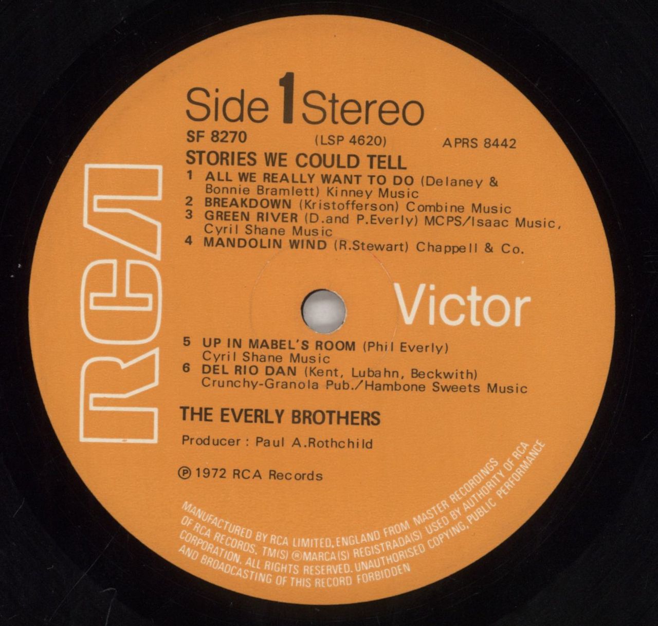 The Everly Brothers Stories We Could Tell - Autographed UK Vinyl LP