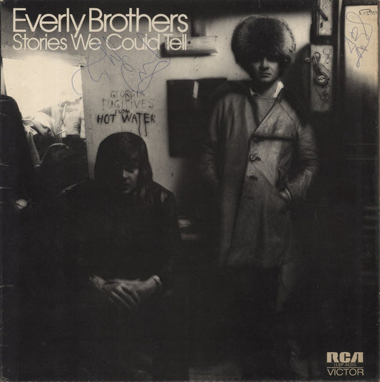 The Everly Brothers Stories We Could Tell - Autographed UK Vinyl LP