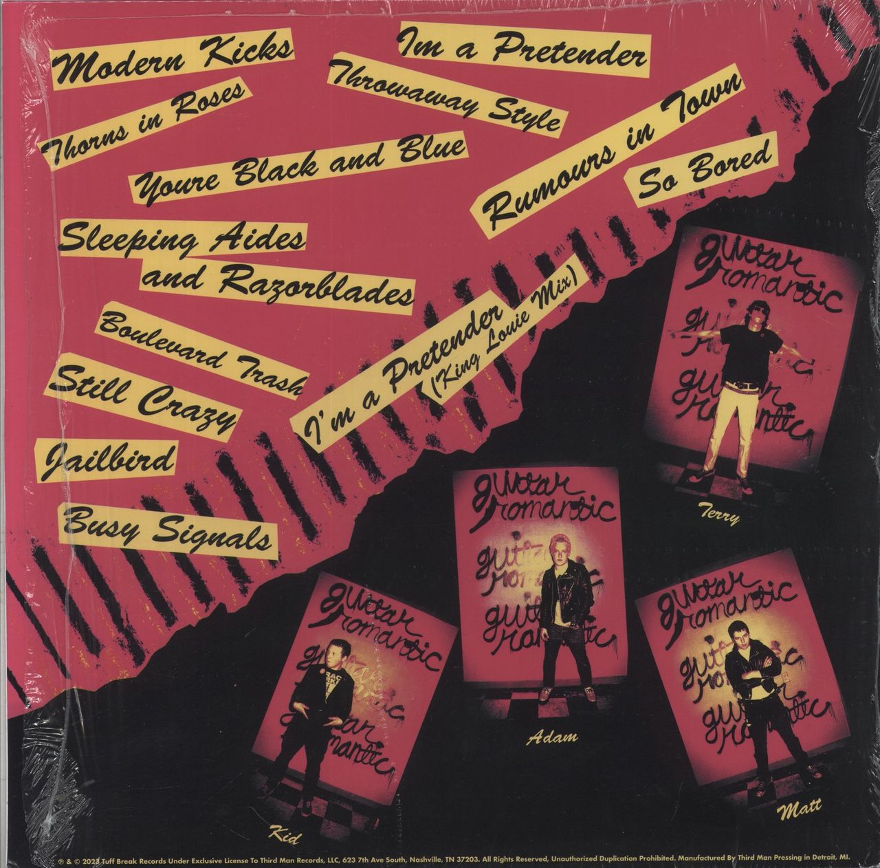 The Exploding Hearts Guitar Romantic - Exploded Heart Edition Vinyl UK Vinyl LP