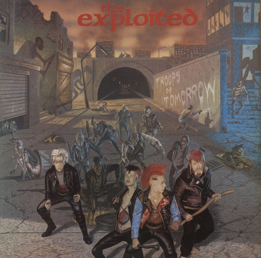 The Exploited Troops Of Tomorrow + Inner - EX UK Vinyl LP