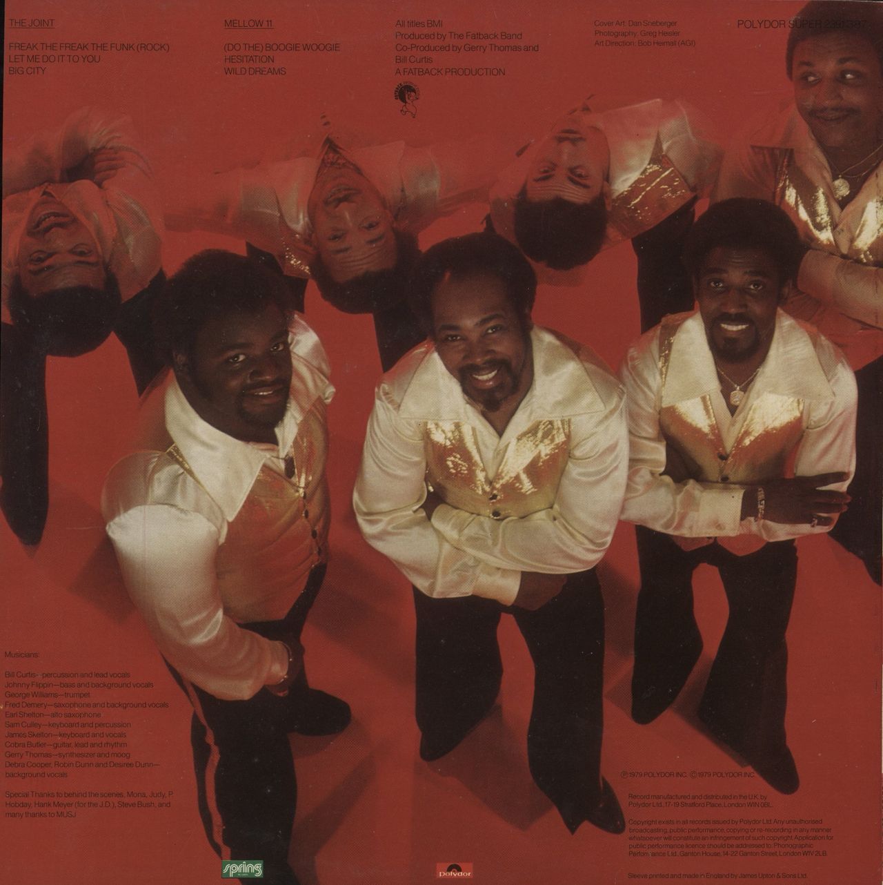 The Fatback Band Brite Lites, Big City UK Vinyl LP