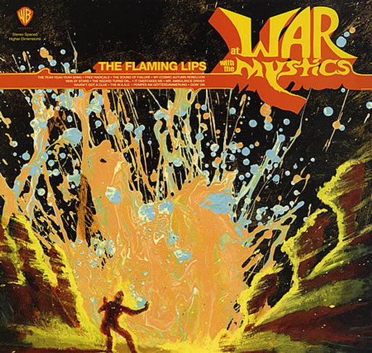The Flaming Lips At War With The Mystics - Blue/Orange Vinyl UK 2-LP vinyl set