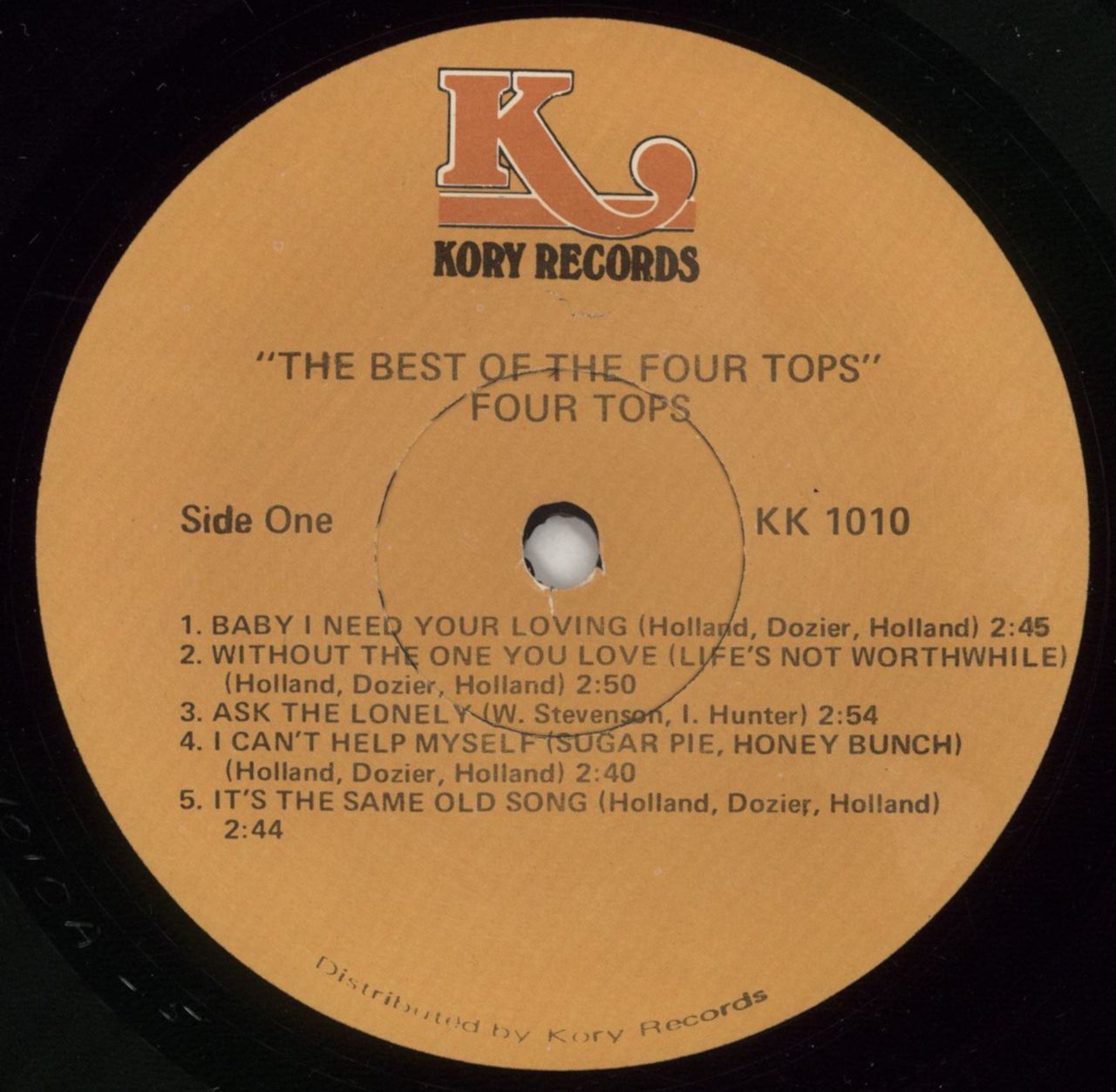 The Four Tops The Best Of The Four Tops US Vinyl LP