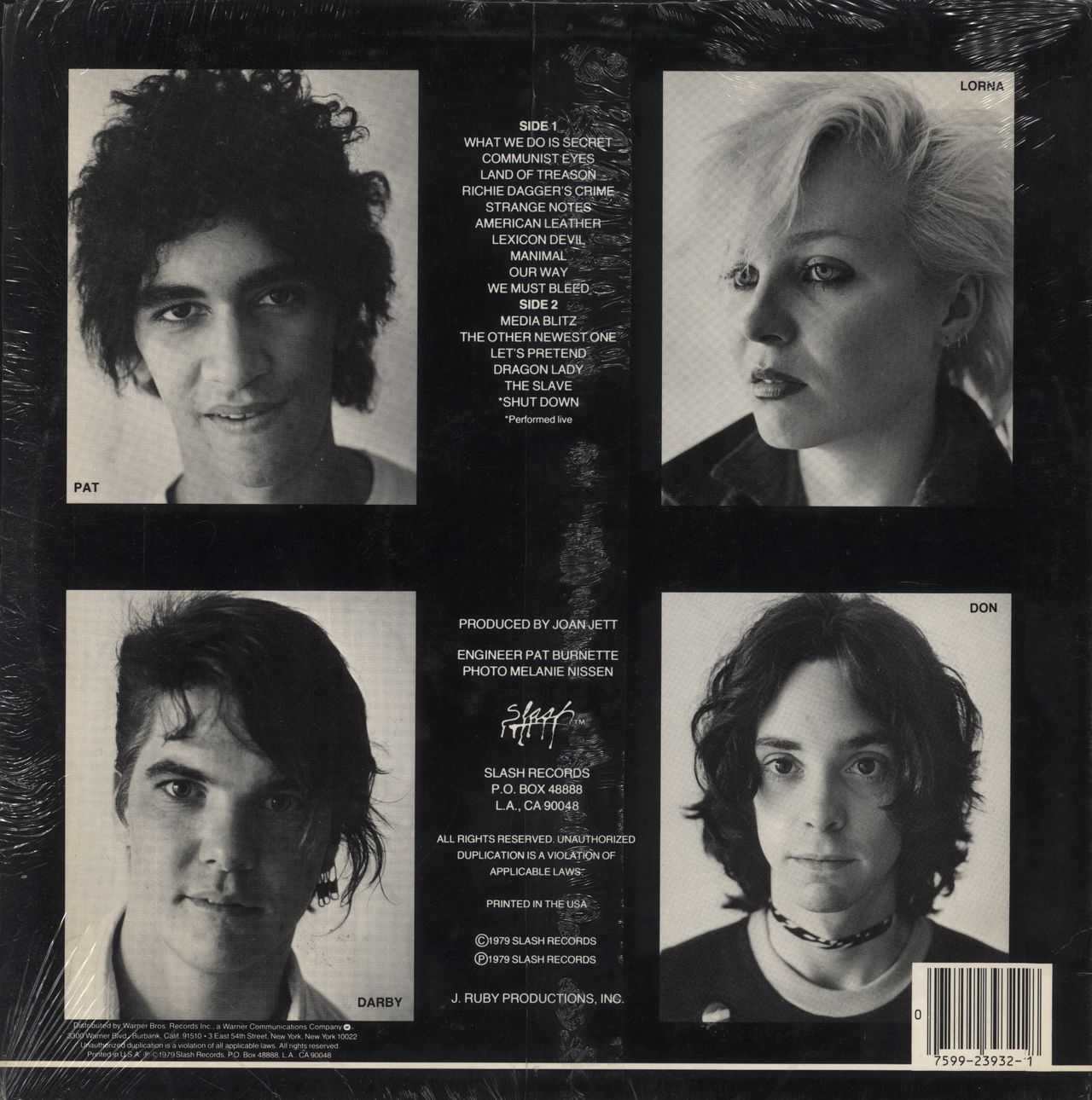 The Germs GI US Vinyl LP