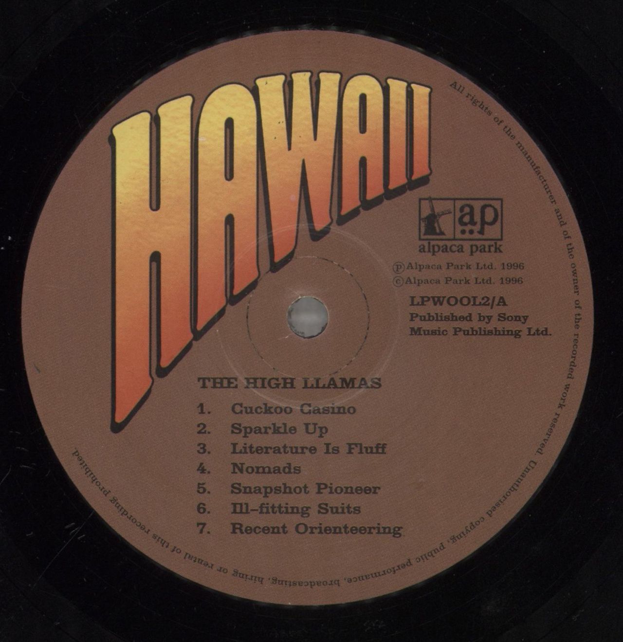 The High Llamas Hawaii UK 2-LP vinyl set