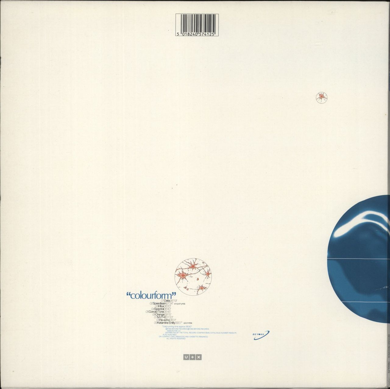 The Higher Intelligence Agency Colourform - Blue Vinyl UK 2-LP vinyl set