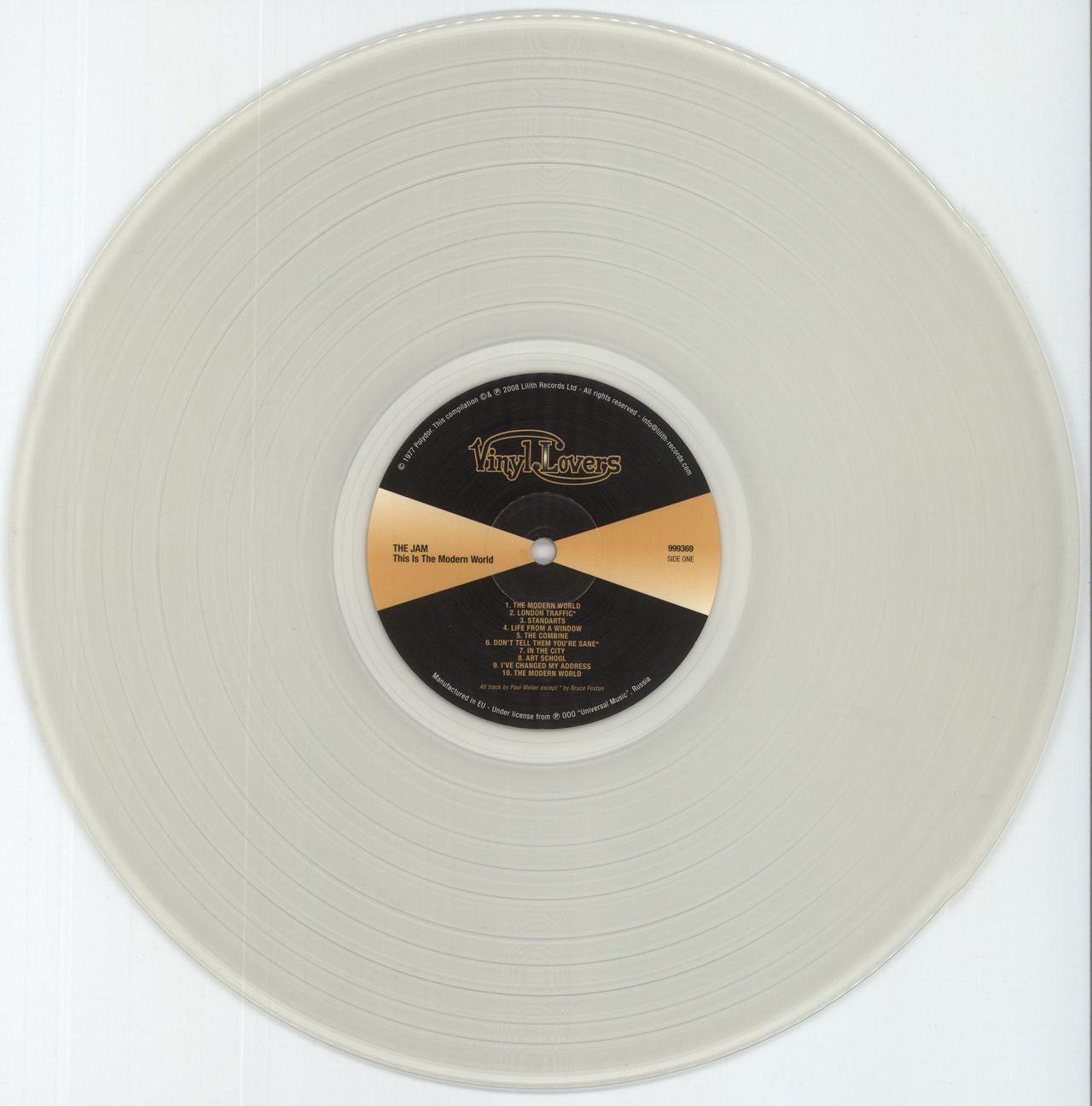 The Jam This Is The Modern World - Clear Vinyl UK Vinyl LP