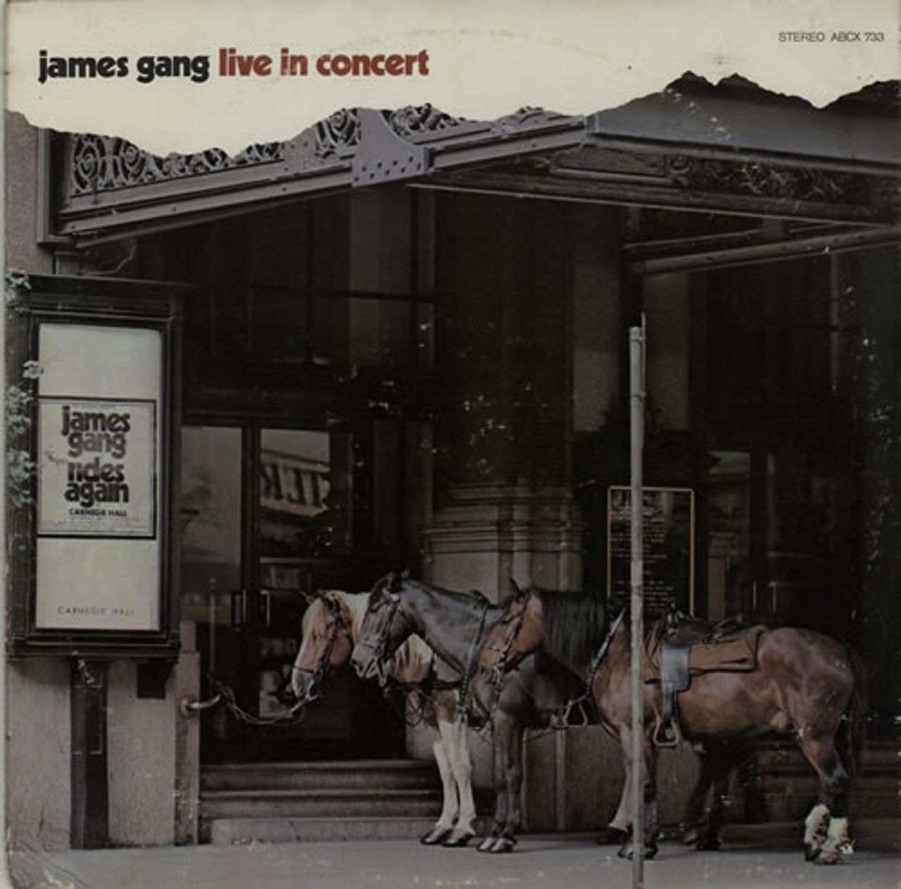 The James Gang Live In Concert US Vinyl LP