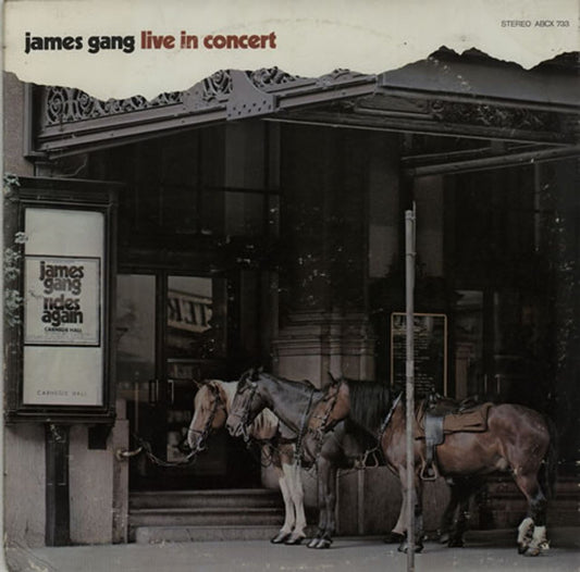 The James Gang Live In Concert US Vinyl LP