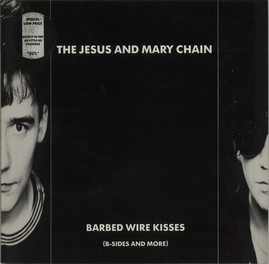 The Jesus & Mary Chain Barbed Wire Kisses - Promo Stickered UK Promo Vinyl LP