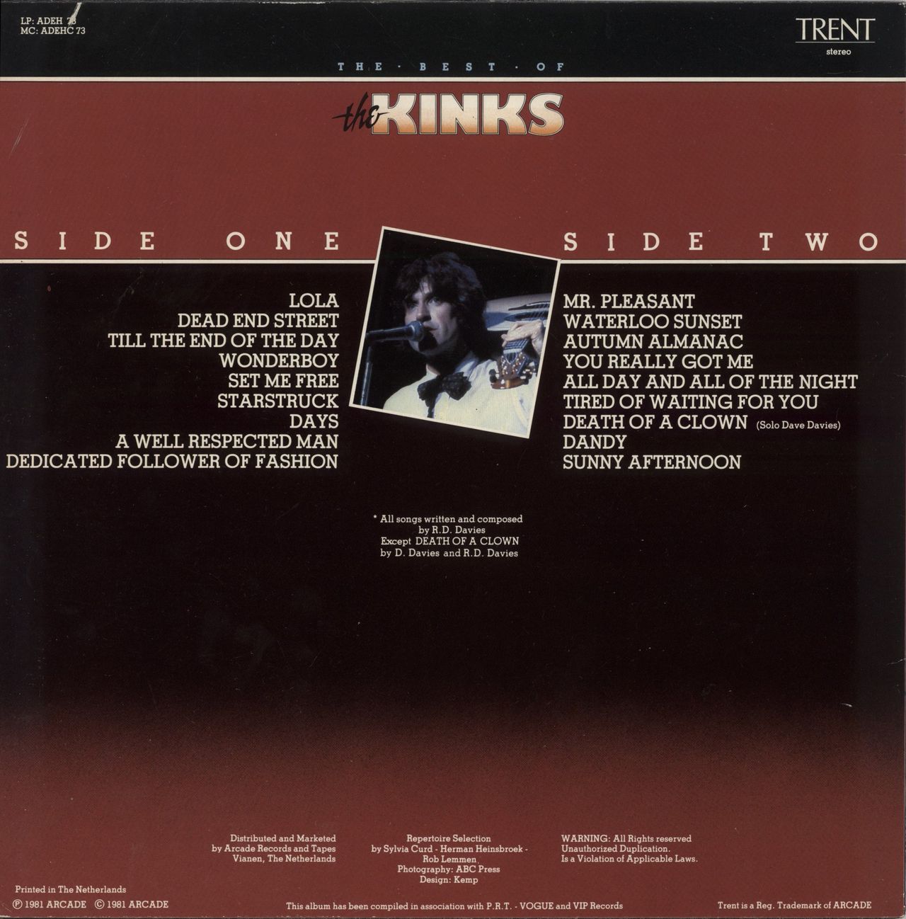The Kinks The Best Of The Kinks Dutch Vinyl LP