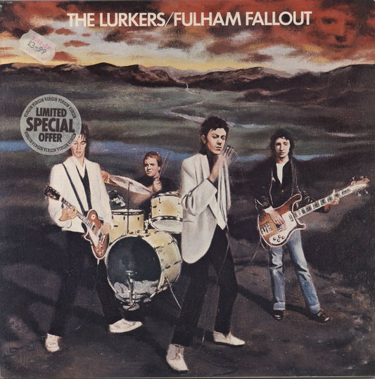 The Lurkers Fulham Fallout - Stickered UK Vinyl LP