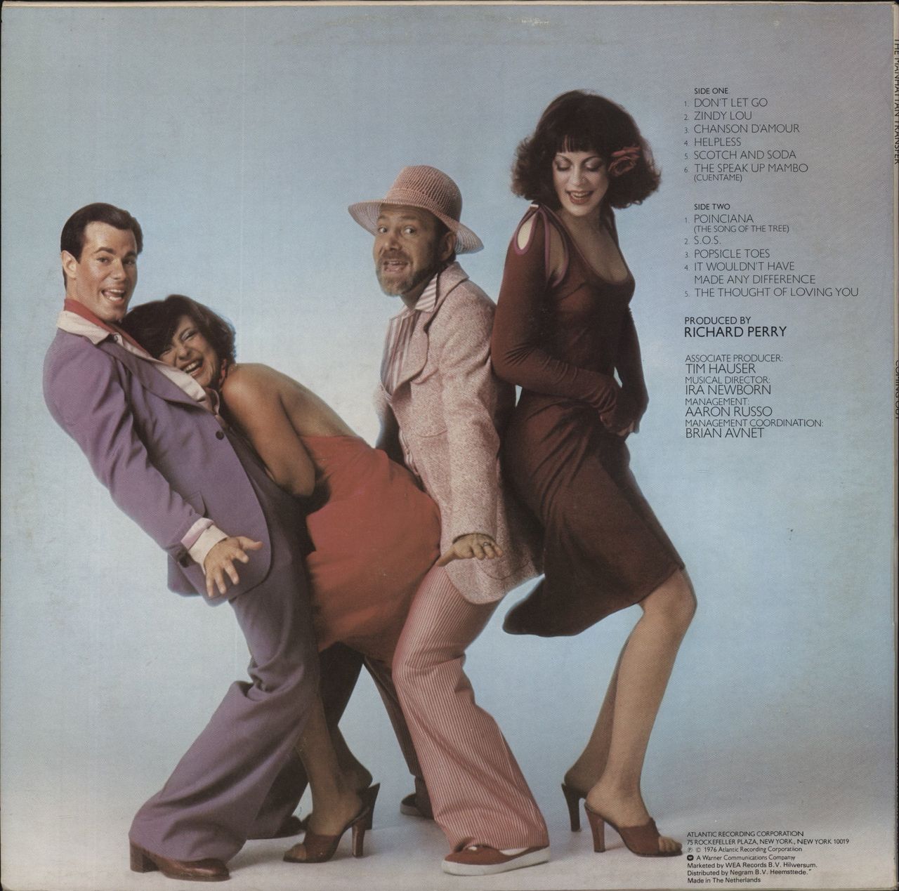The Manhattan Transfer Coming Out Dutch Vinyl LP