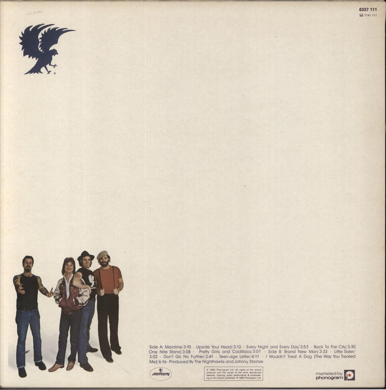 The Nighthawks The D.C. Nighthawks UK Vinyl LP