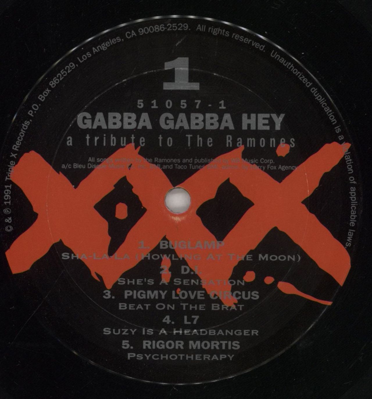The Ramones Gabba Gabba Hey - A Tribute To The Ramones + 7" US 2-LP vinyl set