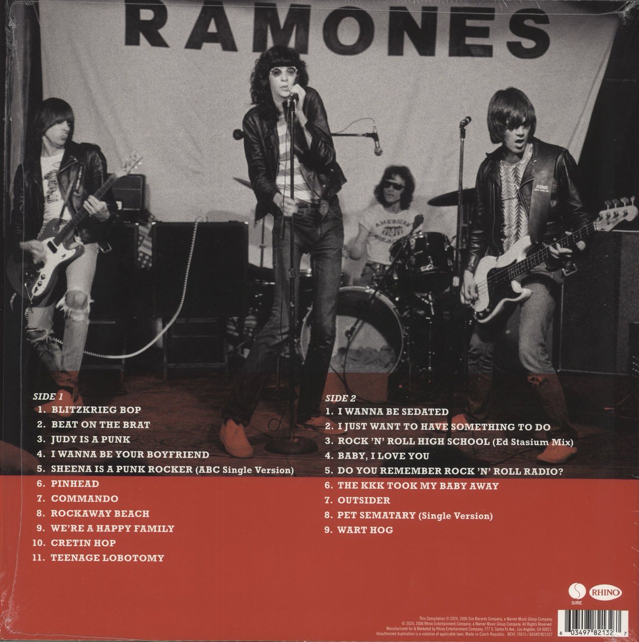 The Ramones Greatest Hits - Red Translucent Vinyl UK Vinyl LP